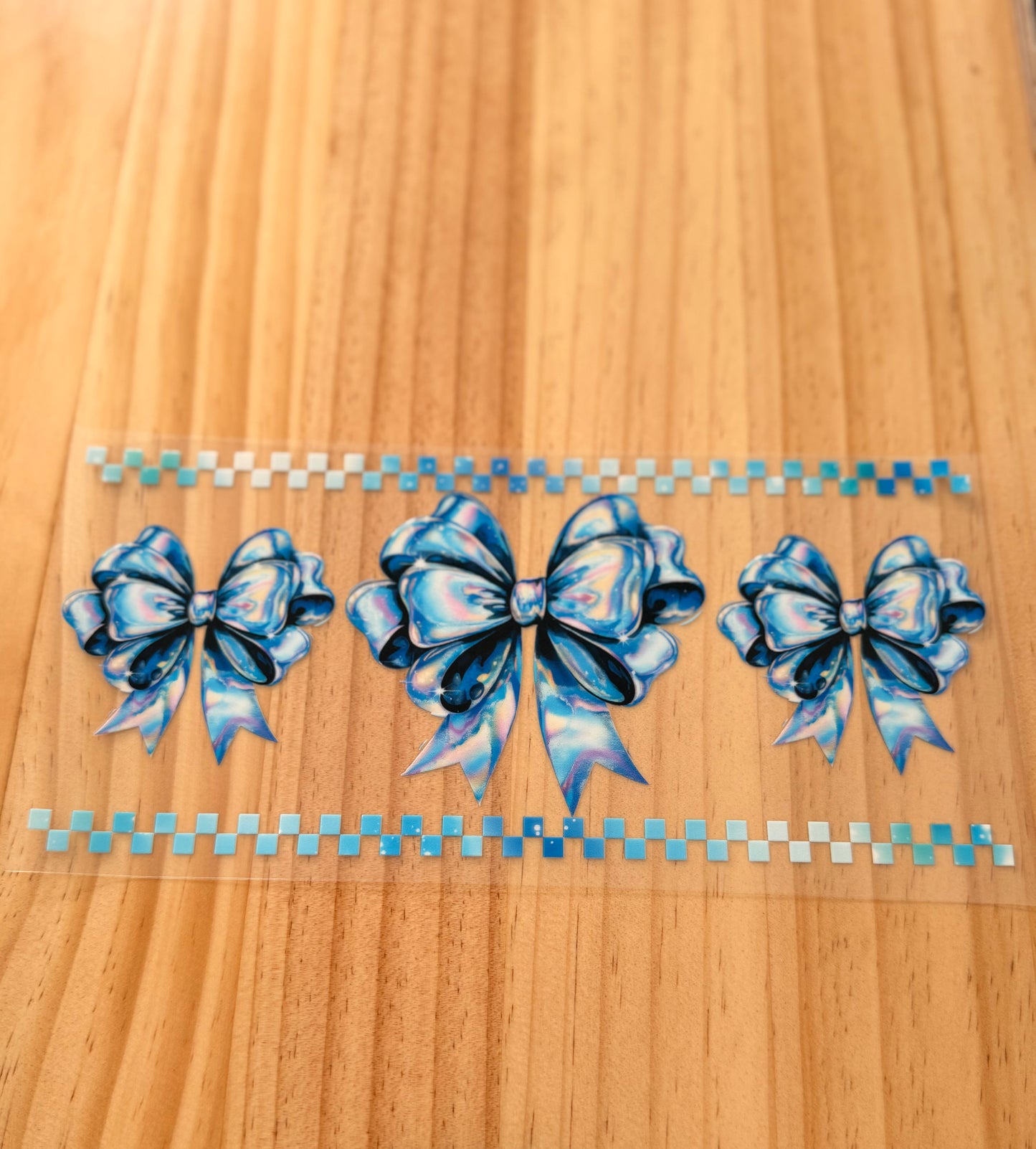 Blue bow