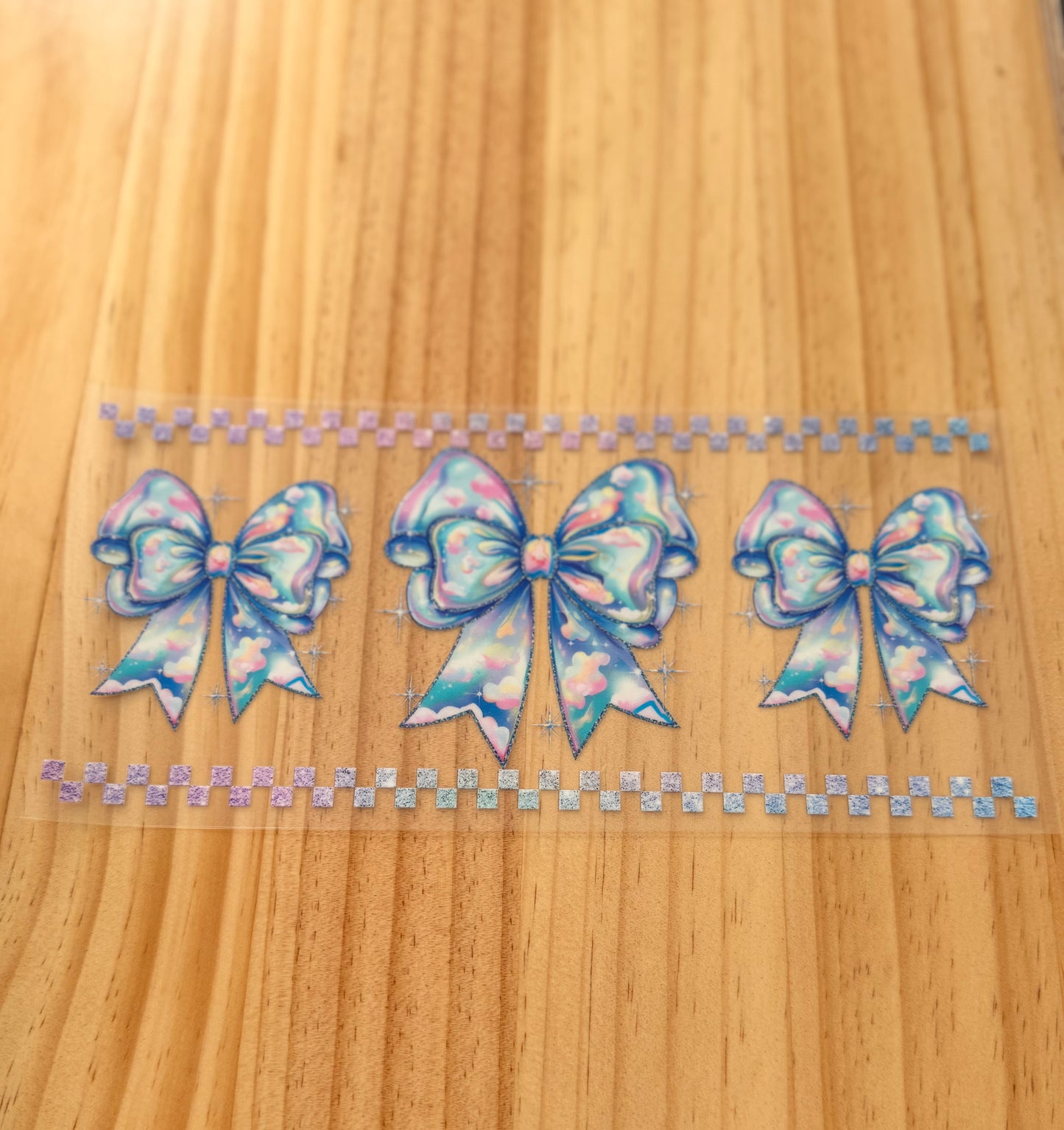 Light blue bow