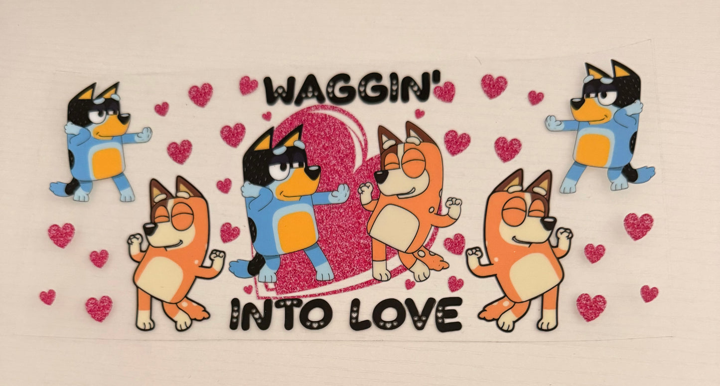 Wagging into love Bluey