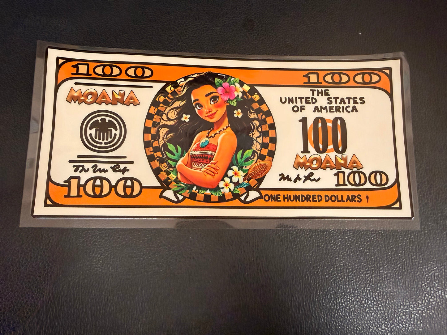 Moana dollar bill