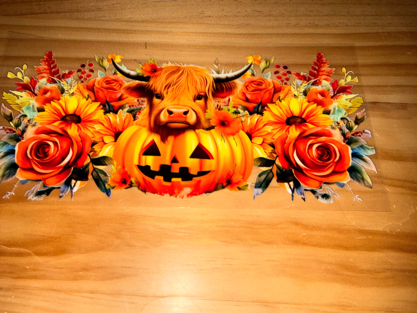 Highland cow pumpkin