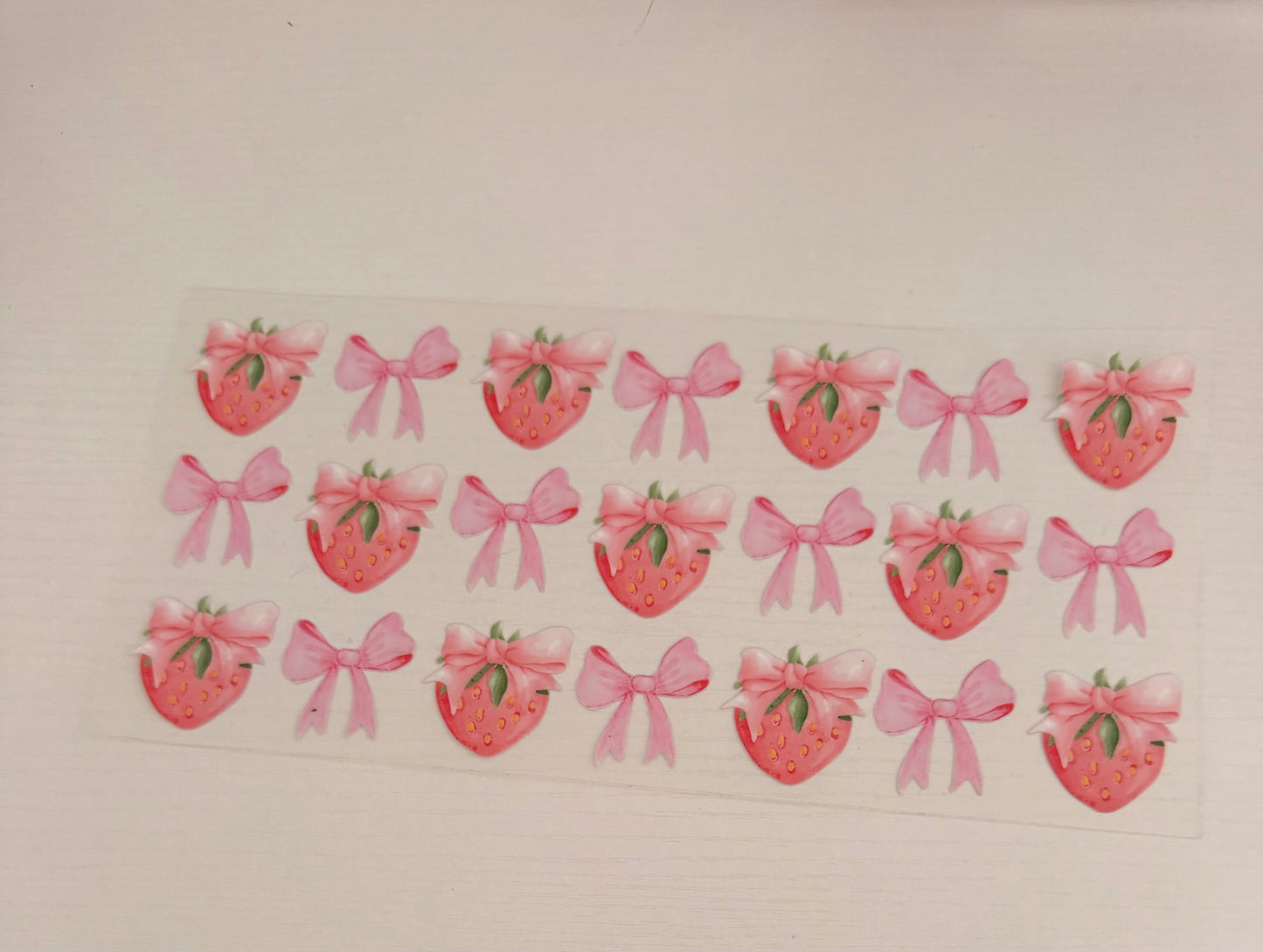 Strawberries and bows