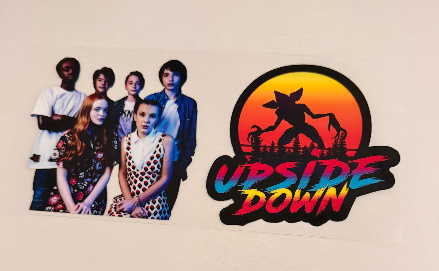 Upside down