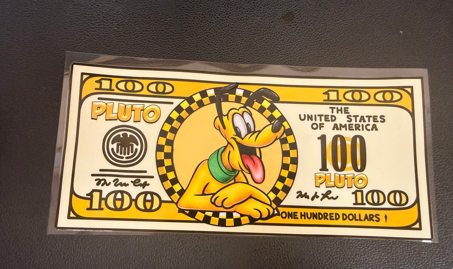 Pluto dollar bill