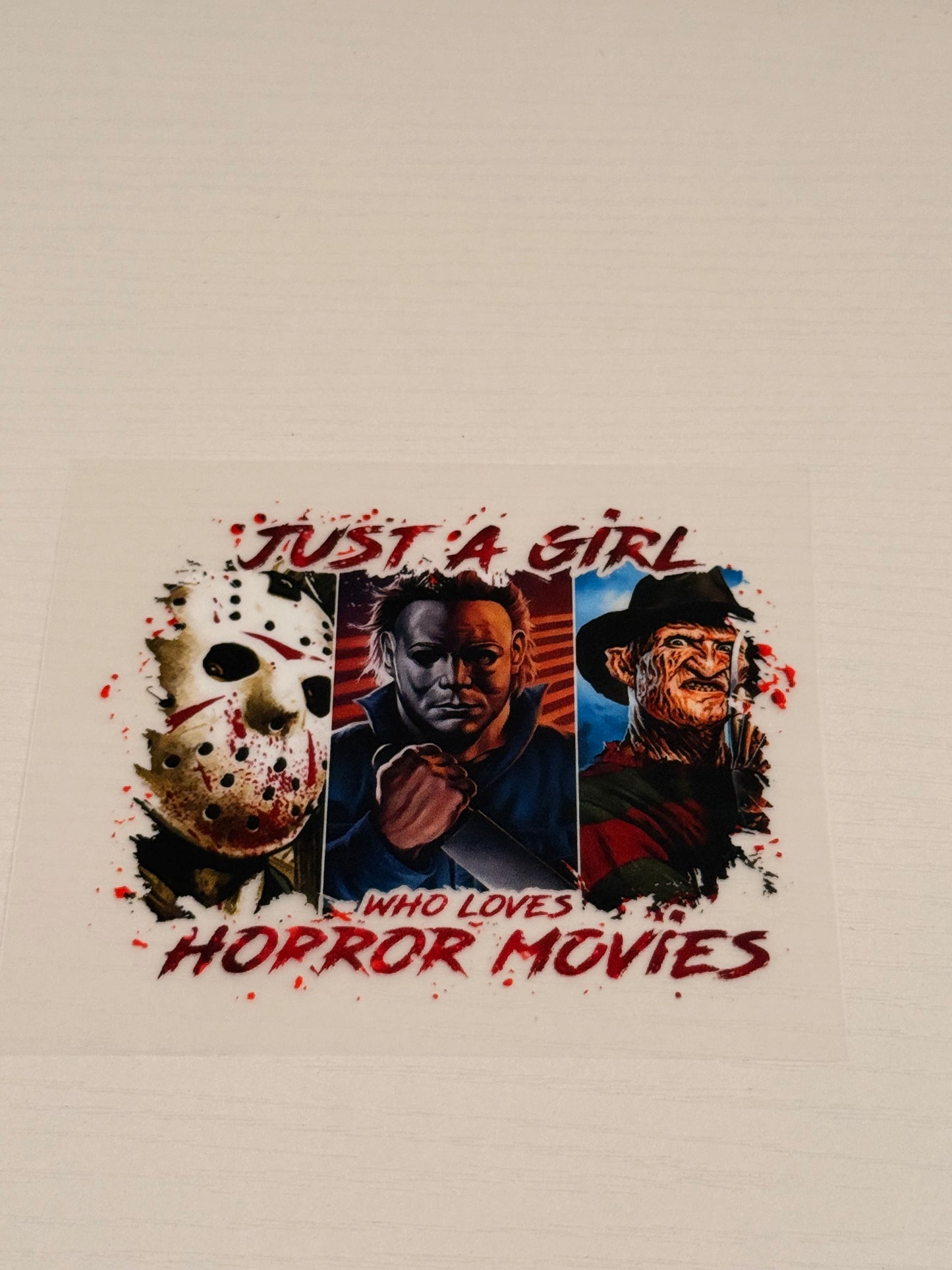 Girl who loves horror