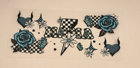 Blue checkered mama