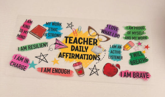 Teacher Daily Affirmation