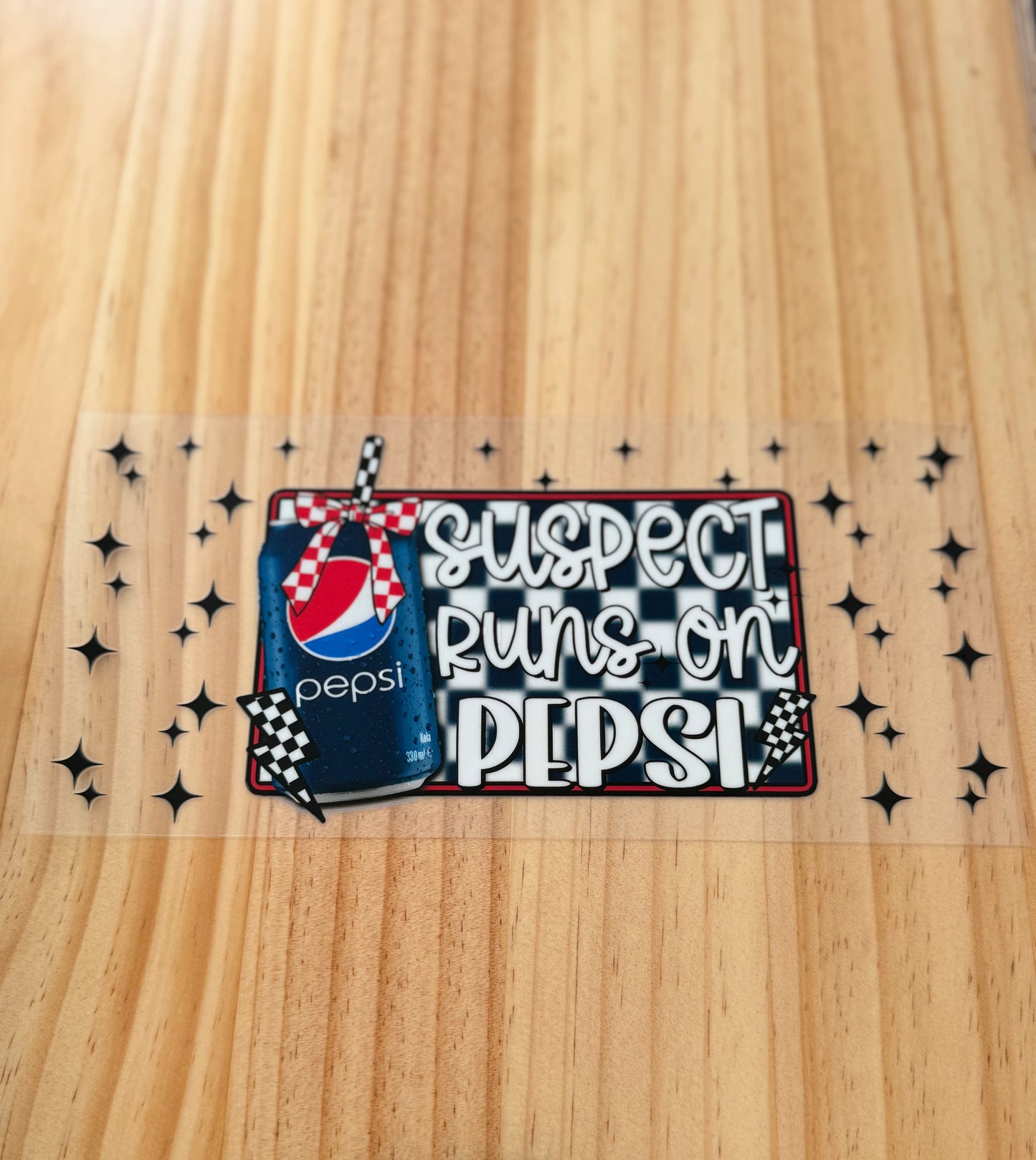 Suspect runs on Pepsi