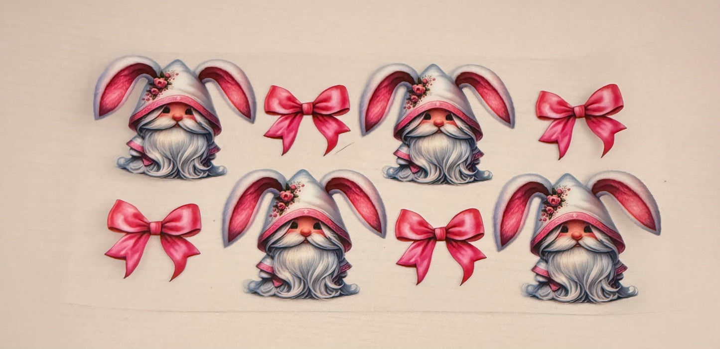 Gnome pink bow