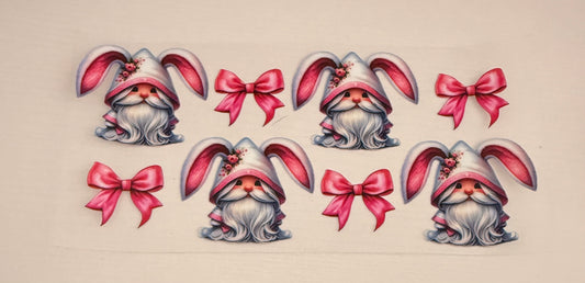 Gnome pink bow