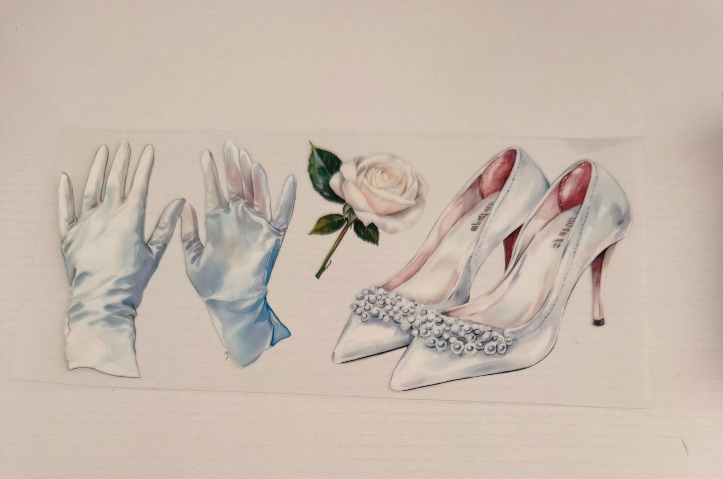 Shoes and gloves