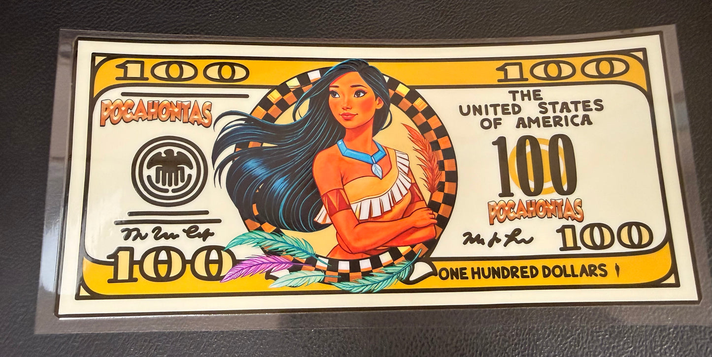 Pocahontas dollar bill