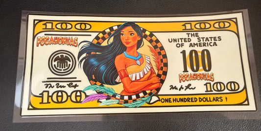 Pocahontas dollar bill
