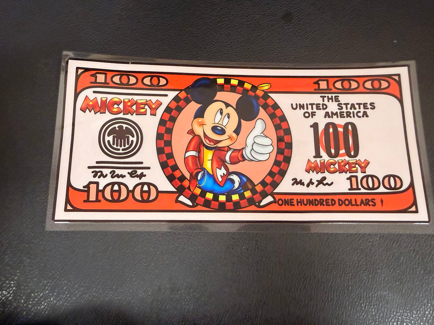 Mickey dollar bill