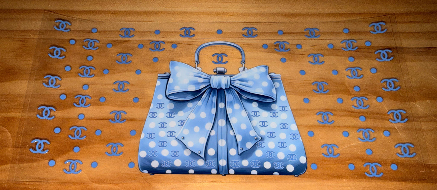 Blue handbag