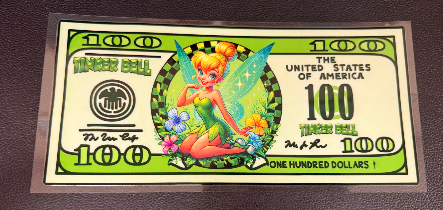 Tinkerbell dollar bill