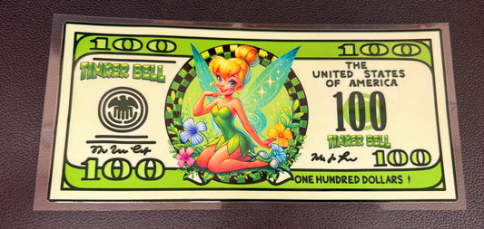 Tinkerbell dollar bill
