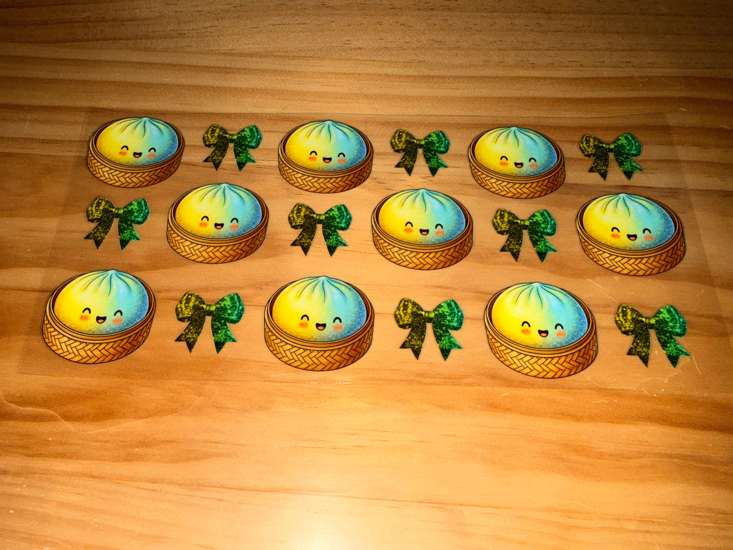 Yellow/blue dumpling