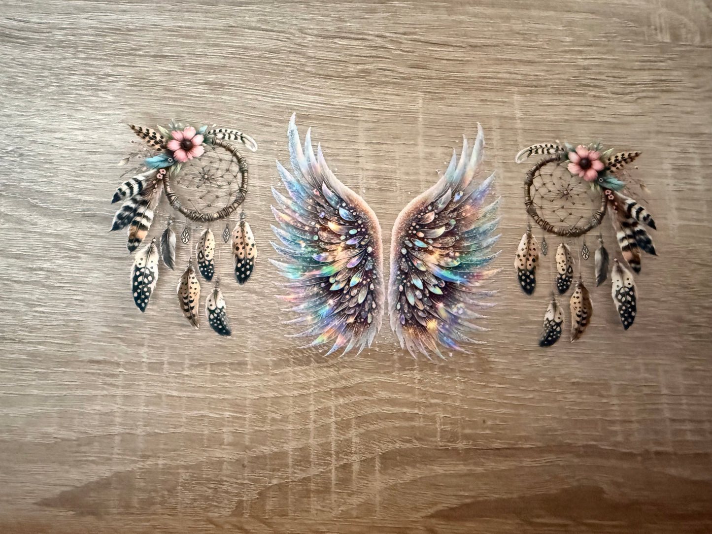 Dream catcher and wings