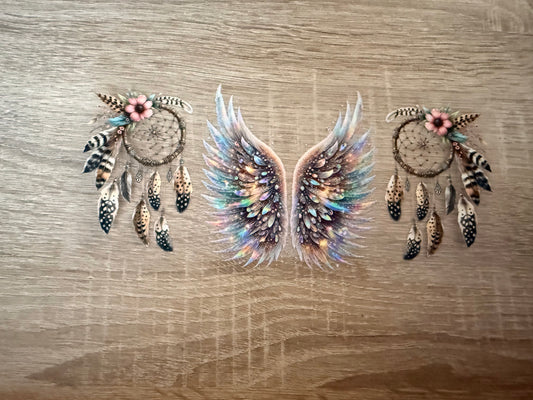 Dream catcher and wings