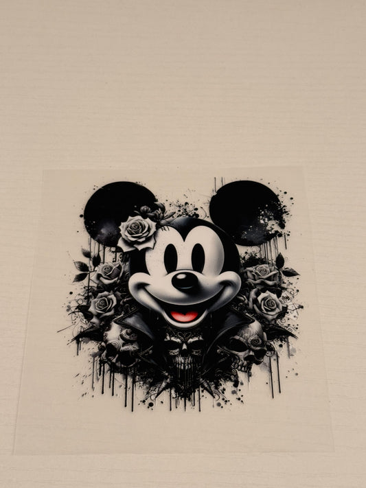 Black and white Mickey