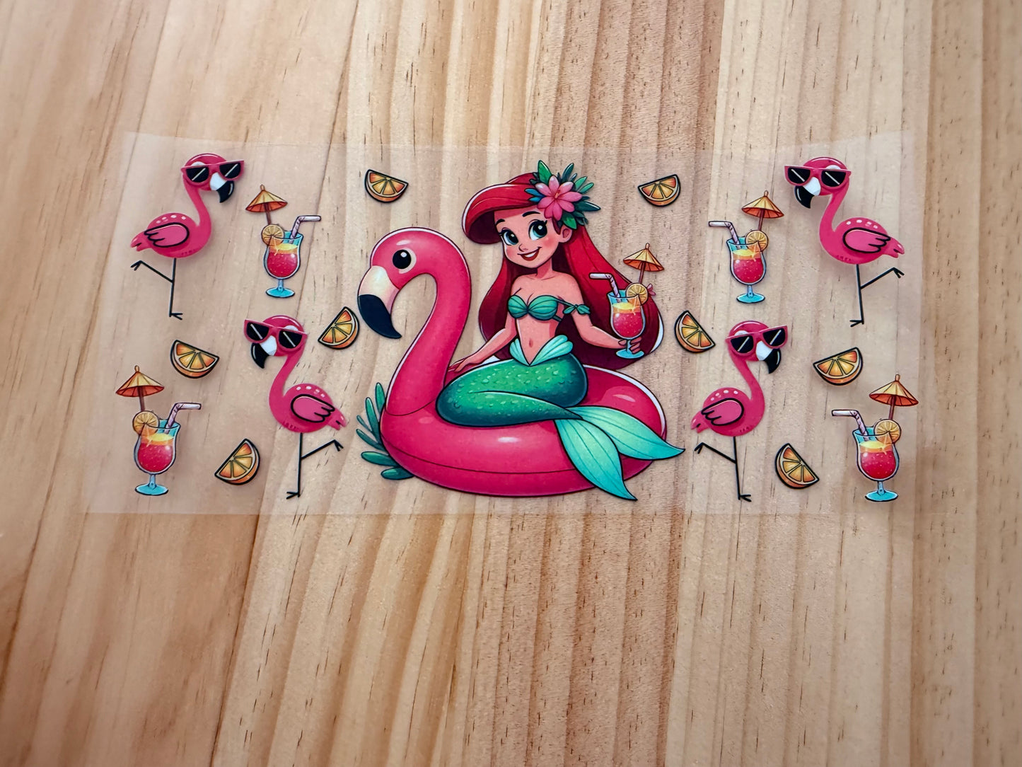 Mermaid flamingo