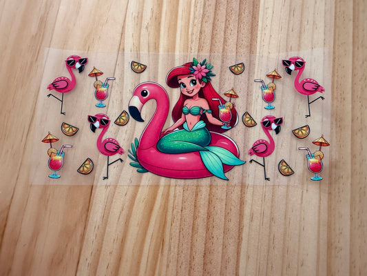 Mermaid flamingo