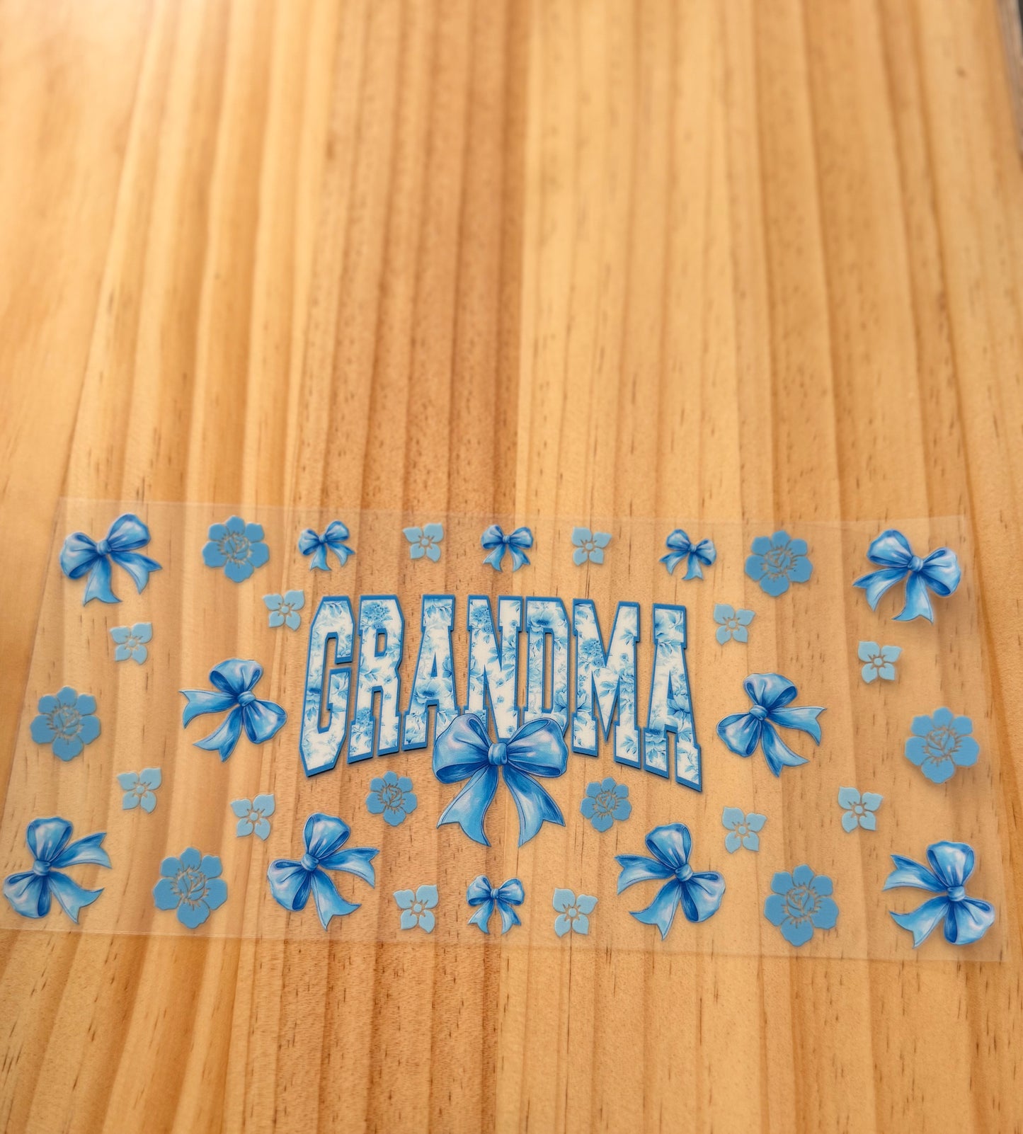 Grandma (blue bows)