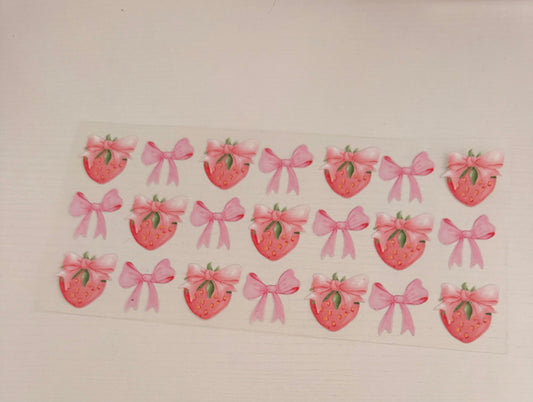 Strawberries and bows