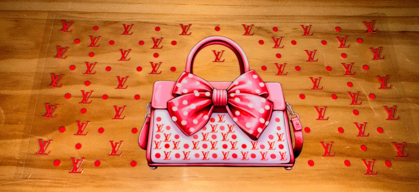 Pink handbag
