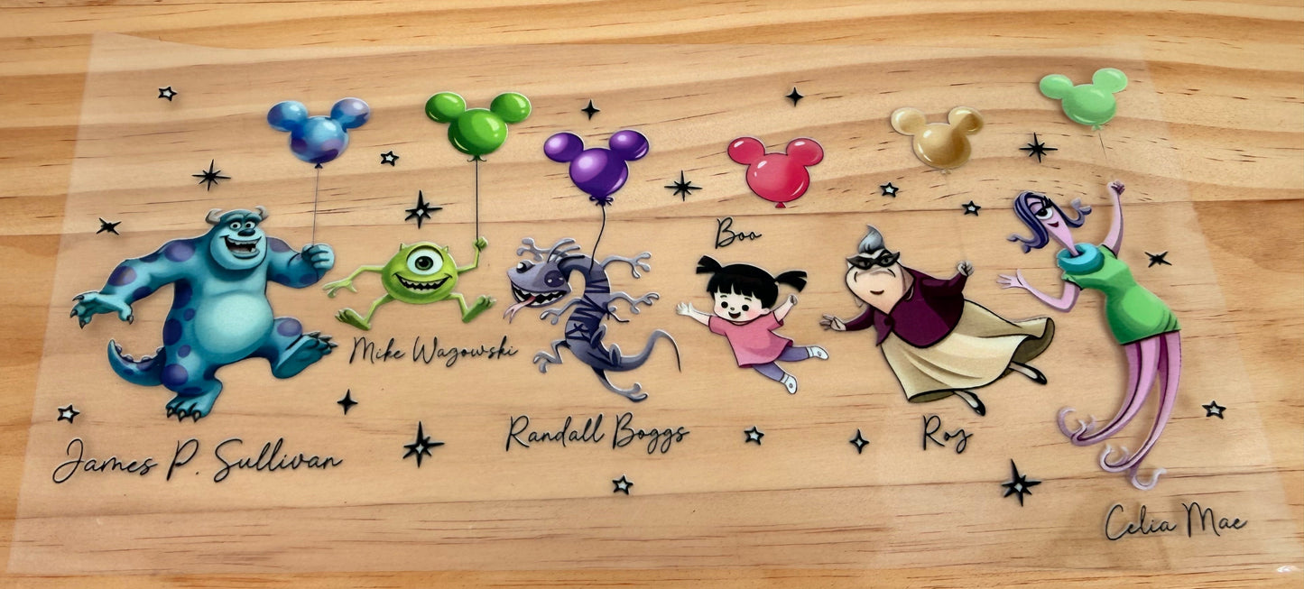 Monsters inc characters
