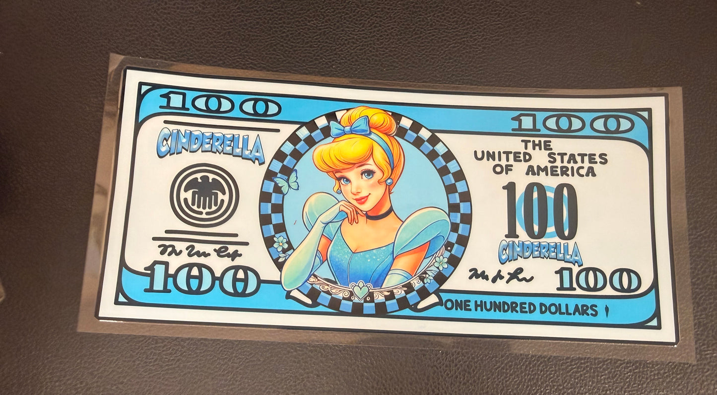 Cinderella dollar bill