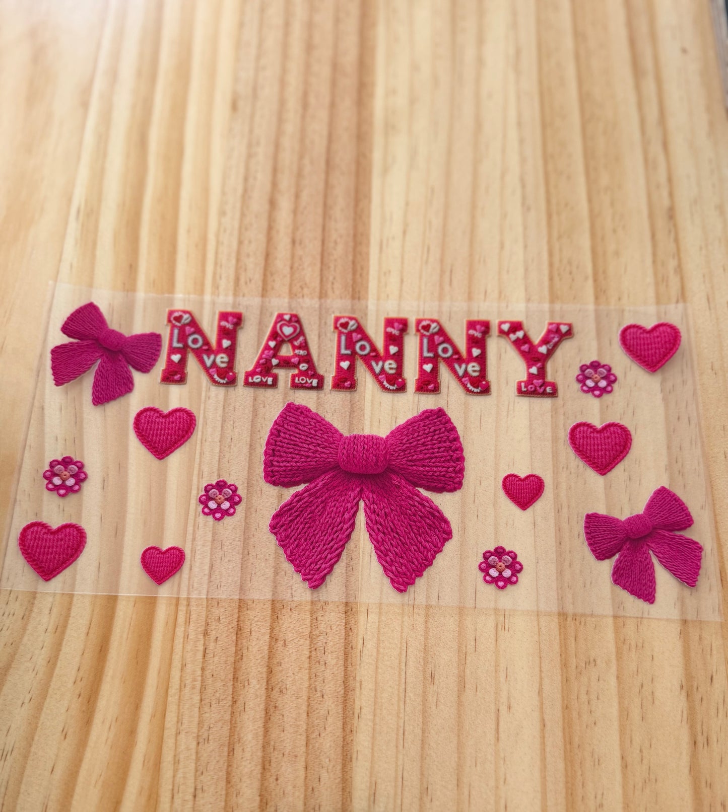 Nanny pink bow