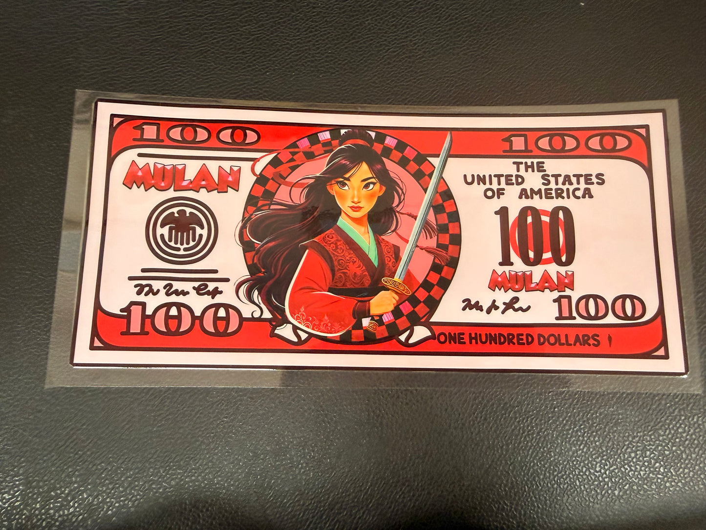 Mulan dollar bill