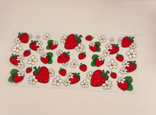 Strawberry flowers