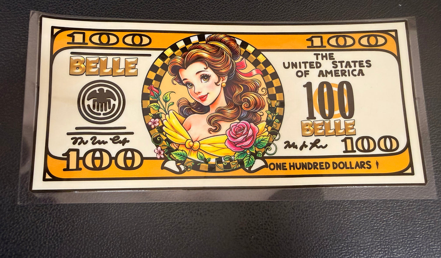Belle dollar bill