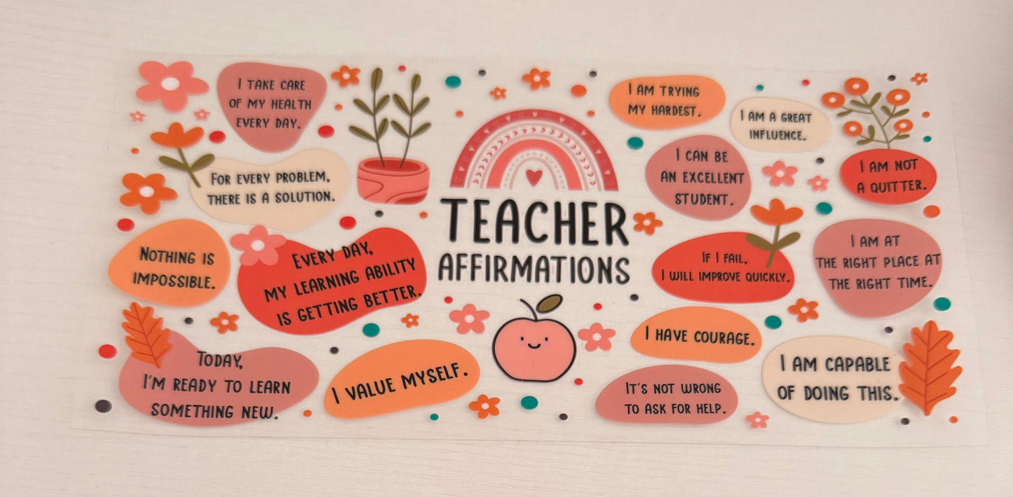 Teacher Daily Affirmation