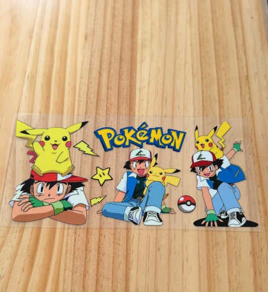 Pikachu  and ash