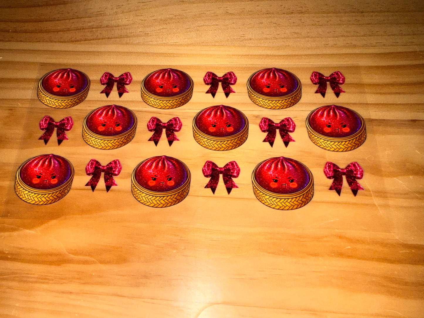 Red dumplings