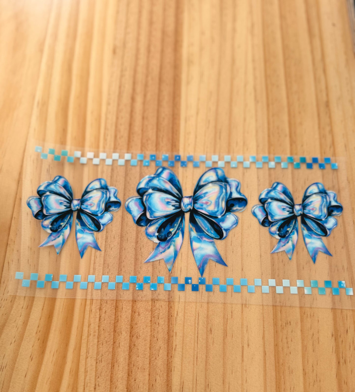Blue bow